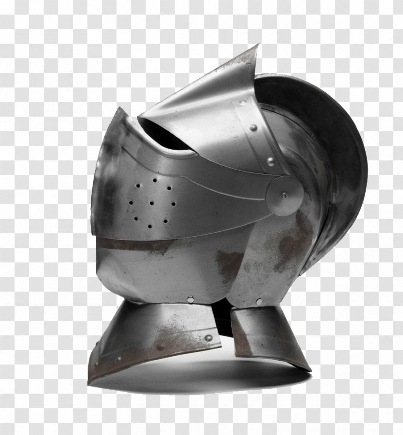 Middle Ages Knight Combat Helmet Stock Photography - Metal Transparent PNG