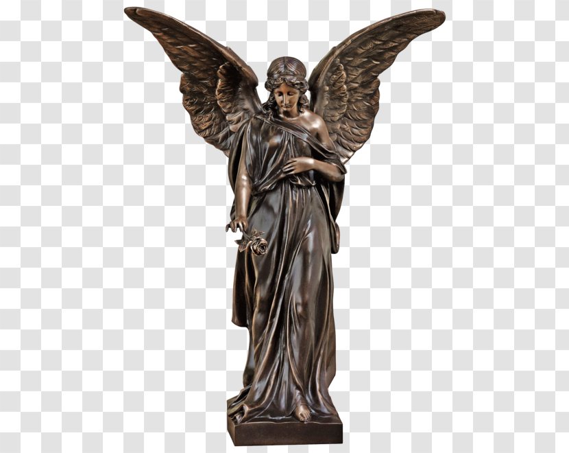 Bronze Sculpture Angel Statue - Classical Transparent PNG