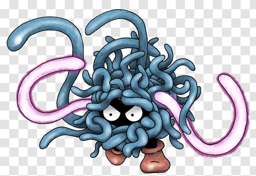 Tangela Pokémon Tangrowth Kangaskhan Mew - Art - Grass Drawing Transparent PNG