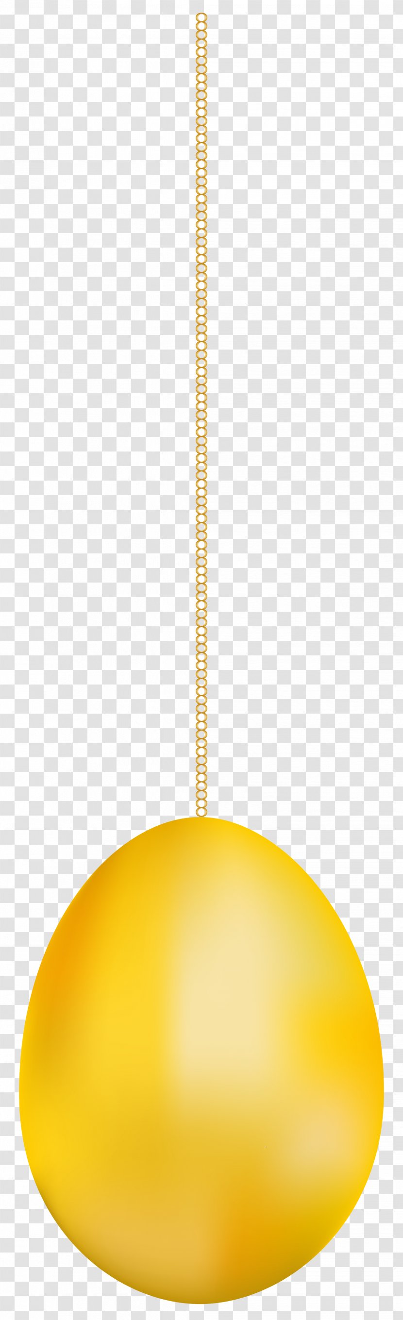 Yellow - Product Design - Hanging Gold Easter Egg Transparent Clip Art Image Transparent PNG