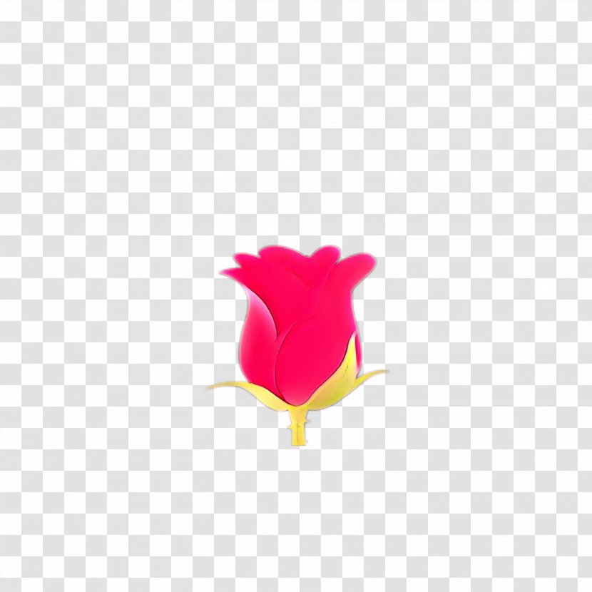 Pink Flower Cartoon - Rose Family Wildflower Transparent PNG