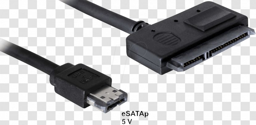 ESATAp Serial ATA Hard Drives Electrical Cable Adapter - Connector - Esatap Transparent PNG