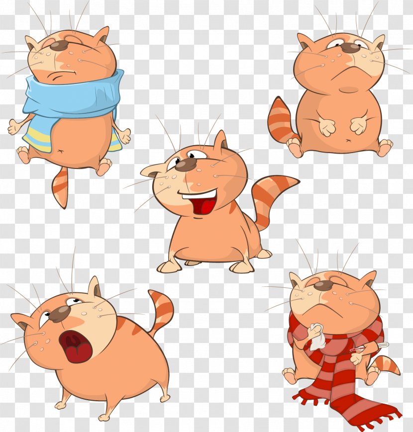 Cartoon Illustration - Vector Painted Cute Hamster Transparent PNG