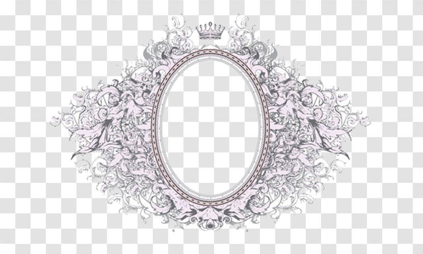 Ornament Picture Frame Drawing Photography - Hand-painted Mirror Transparent PNG