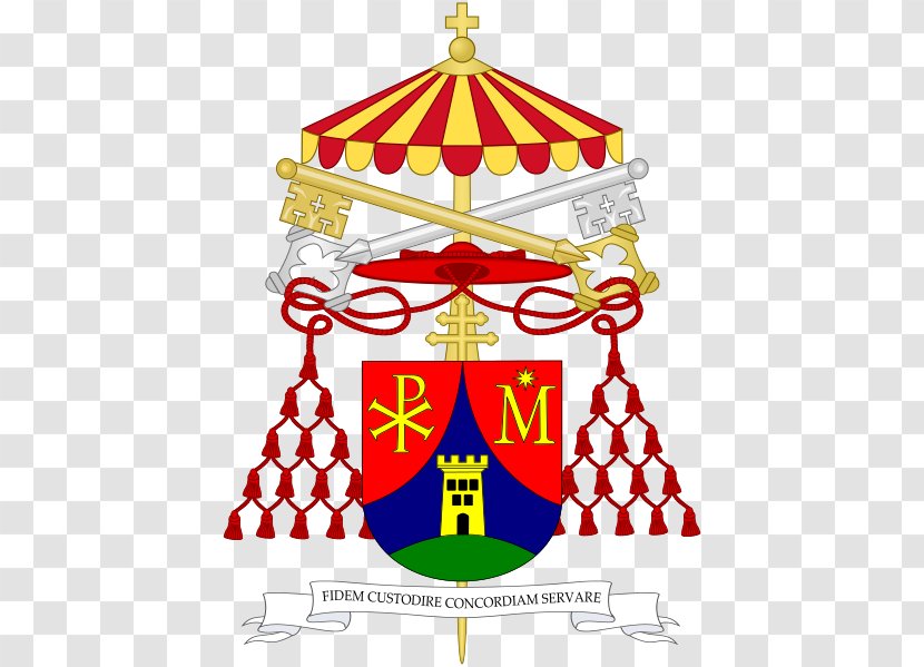 Coat Of Arms Camerlengo The Holy Roman Church Cardinal Ecclesiastical Heraldry - Pope Benedict Xvi Transparent PNG