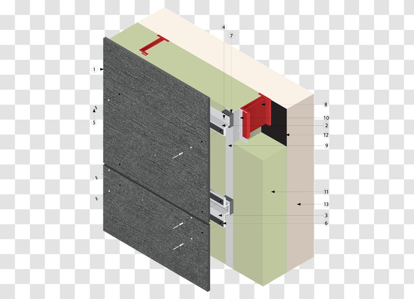 Facade Architecture Thermal Insulation Cladding Fibre Cement - Girt - Harrah's Cherokee Transparent PNG