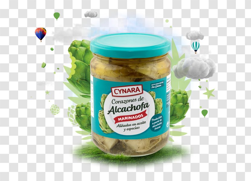 Vegetarian Cuisine Artichoke Food Pickling Relish - Illusion - Bote Transparent PNG