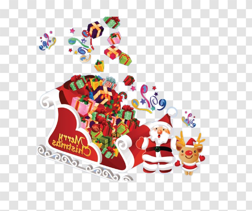 Christmas Day Santa Claus Vector Graphics Ornament Tree - Art Transparent PNG