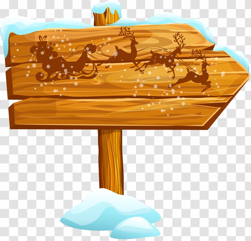 Christmas Wood Clip Art - Linkback Transparent PNG