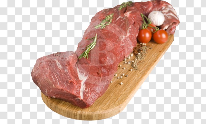 Sirloin Steak Ham Game Meat Capocollo Prosciutto - Silhouette Transparent PNG