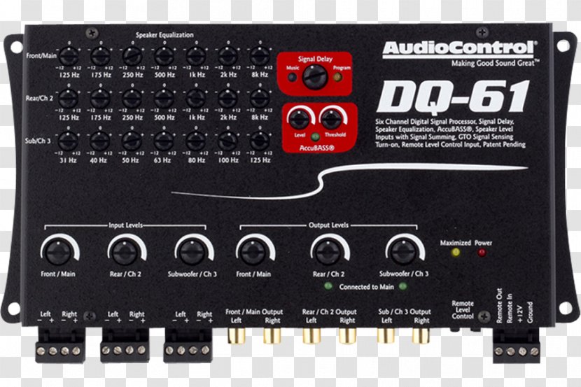 Digital Audio Signal Processor Processing Sound - Central Unit - Dq Transparent PNG