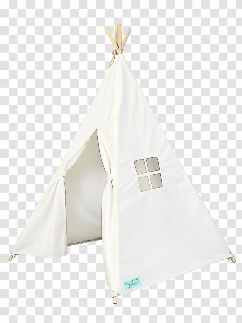 Tent Cartoon - White - Beige Playhouse Transparent PNG