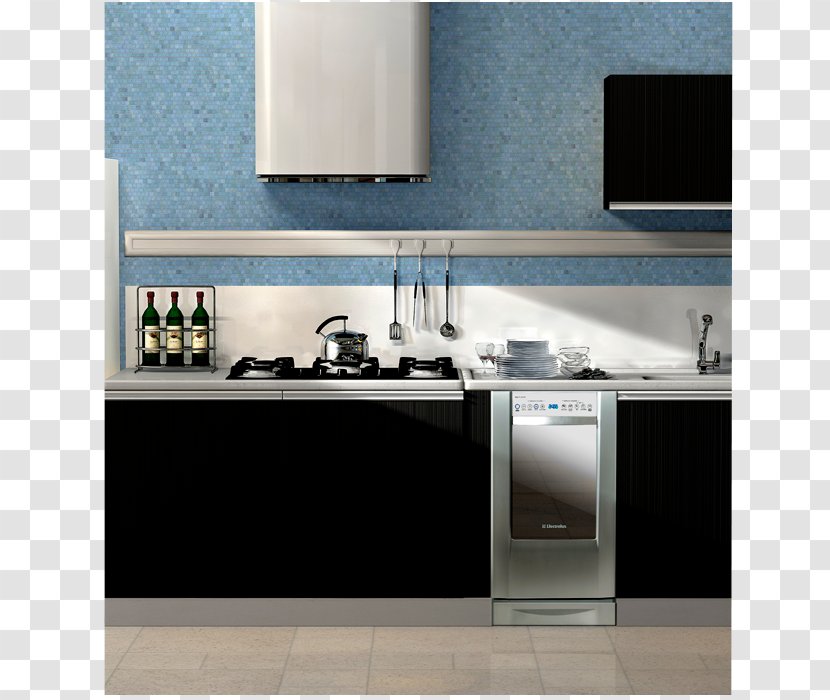 Kitchen Major Appliance Dishwasher Cooking Ranges Electrolux - Bathroom Transparent PNG