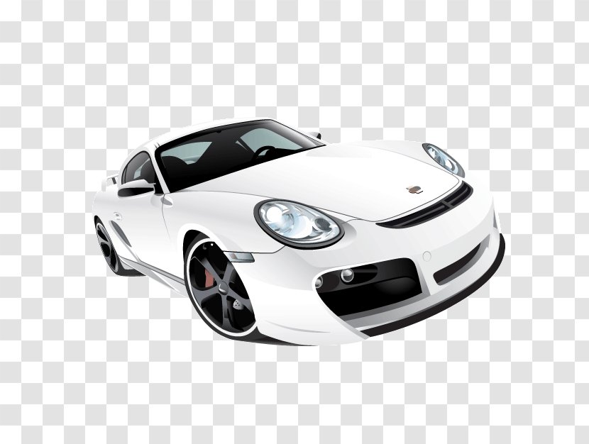 Porsche 911 GT3 Sports Car Cayman - Coupe - Vector Ferrari Transparent PNG