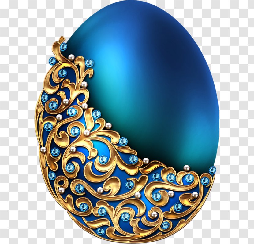 Easter Egg Pysanka Clip Art - Craft - Blue Eggs Transparent PNG