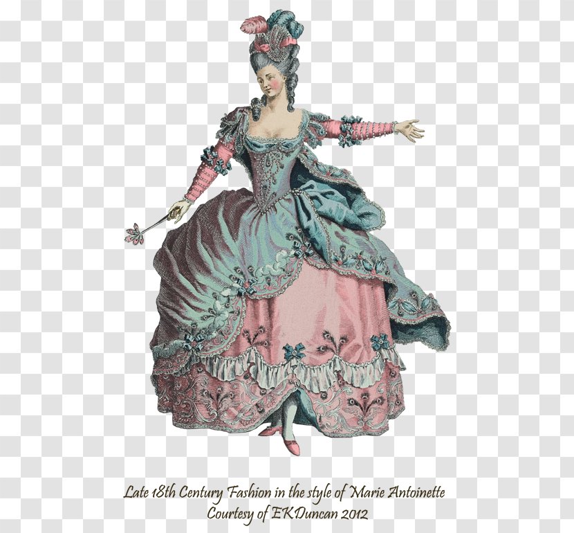 France 18th Century Costume French Fashion - Design Transparent PNG