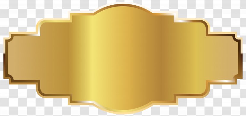 Template A Computer File - Apng - Gold Label Image Transparent PNG