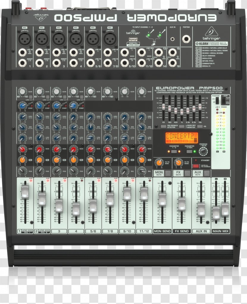 Audio Mixers BEHRINGER Europower PMP500 PMP4000 Loudspeaker - Flower - Ajy Kbybb Transparent PNG