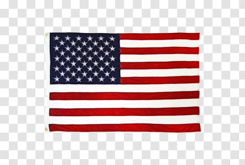 Usa Flag - Nylon - Rectangle Linens Transparent PNG