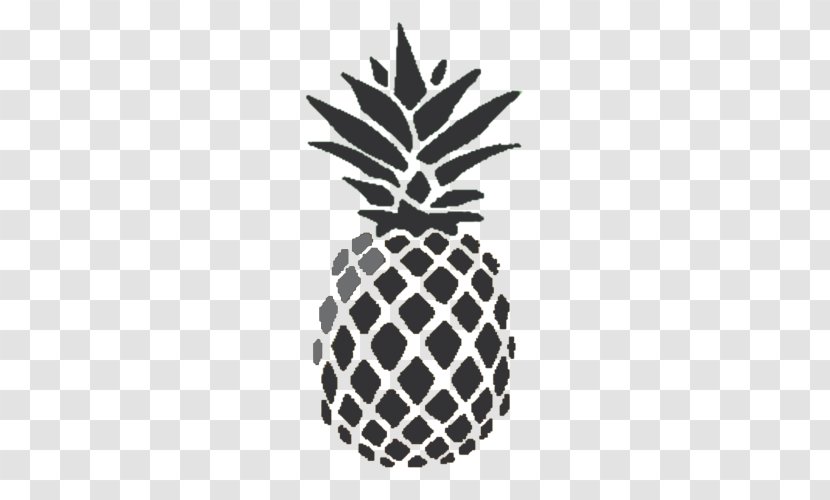 Pineapple Drawing Black And White Food Clip Art Transparent PNG