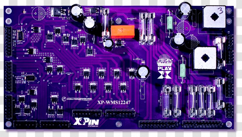 Pinball Microcontroller WMS Industries Electronics Mousin' Around! - Violet - Annoucement Transparent PNG