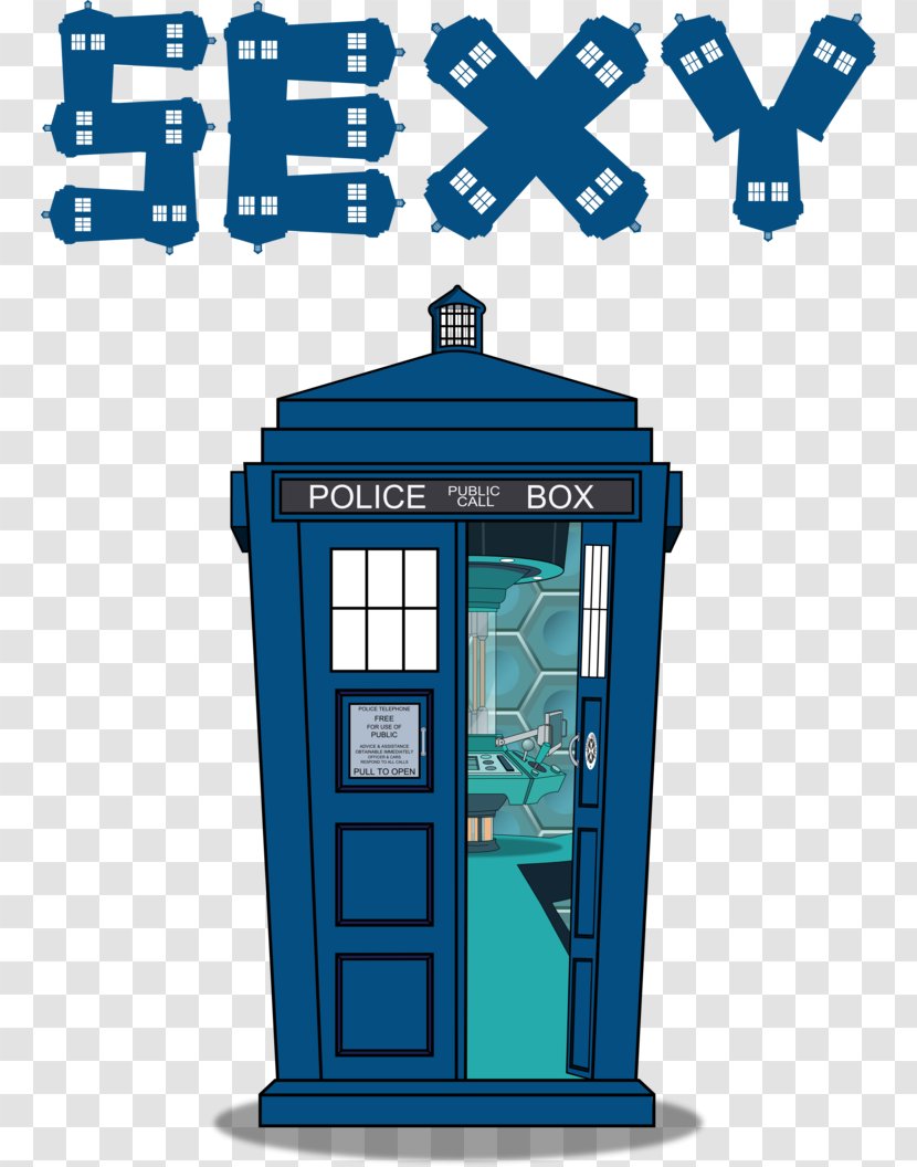 Doctor TARDIS Vector Graphics Digital Art Police Box - Heart Transparent PNG