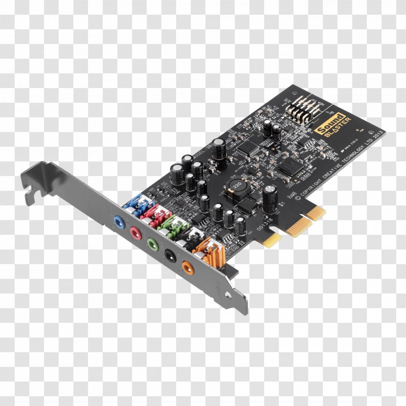 Laptop Graphics Cards & Video Adapters Sound Audio PCI Express Blaster Audigy - Electronic Device - Creative Card Transparent PNG