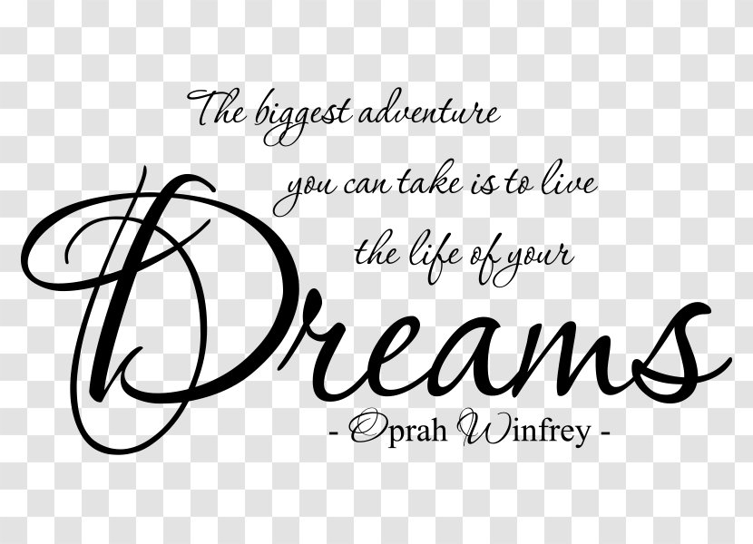 Dreamcatcher Friendship Life Memory - Quotation - Oprah Winfrey Transparent PNG