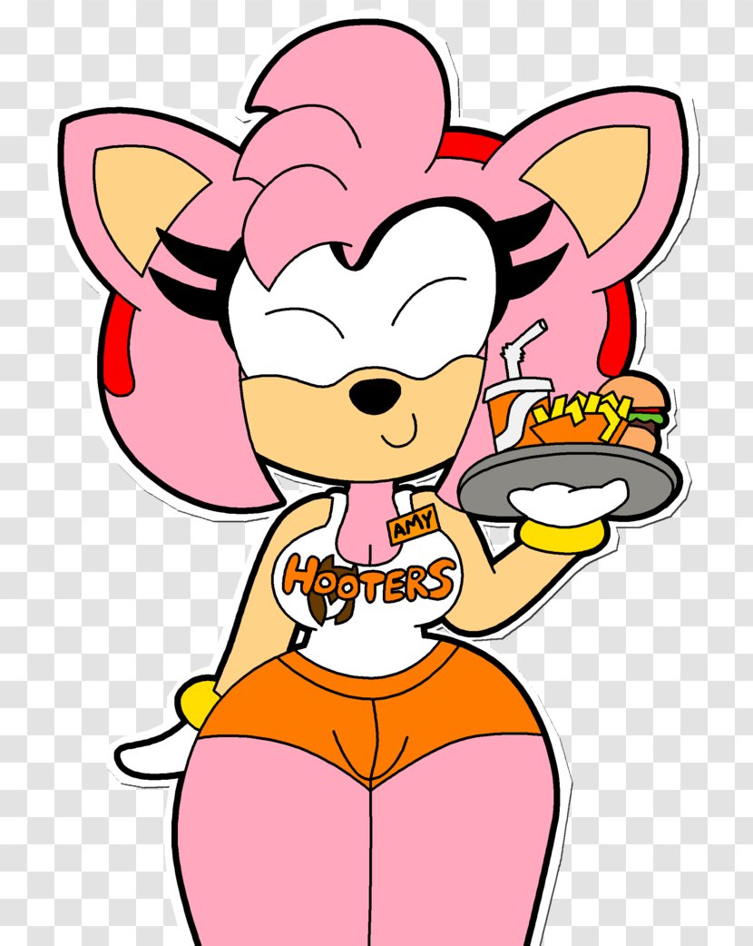 Sonic Forces Amy Rose Rouge The Bat Hooters Hedgehog - Watercolor Transparent PNG