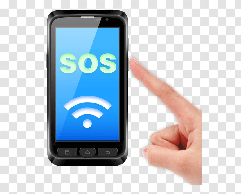 Feature Phone Smartphone Mobile Device - Electronic - SOS Transparent PNG