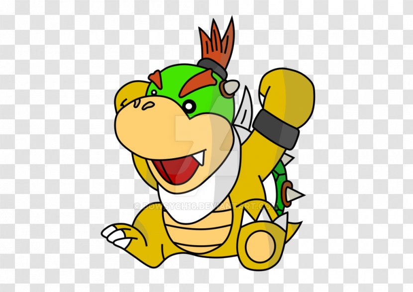 Bowser Jr. Super Mario Bros. Nintendo - Finger Transparent PNG