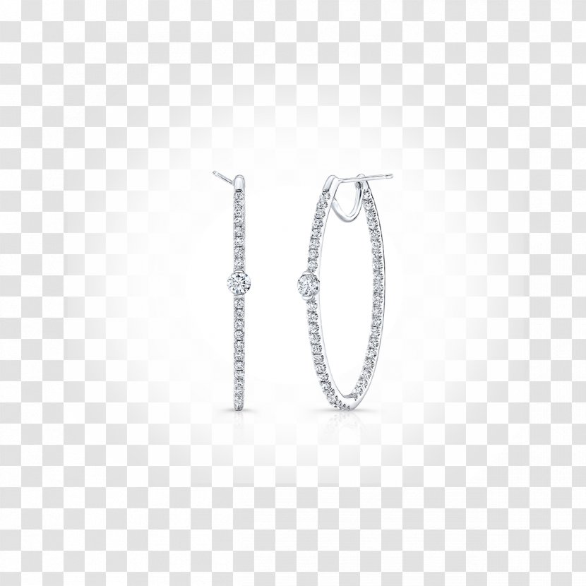 Earring Necklace Silver Body Jewellery - Jewelry Transparent PNG