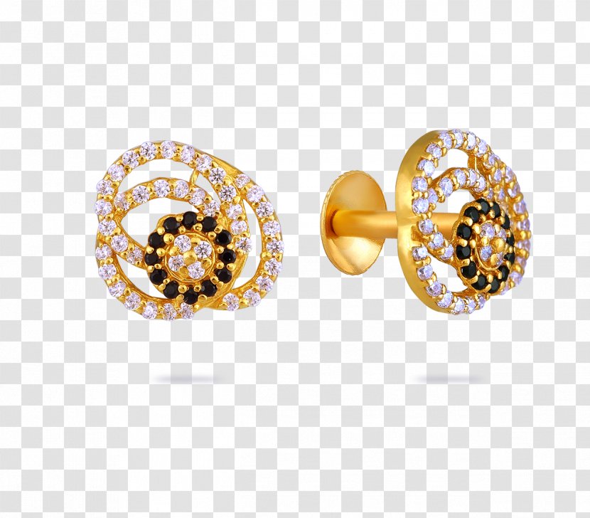 Earring Body Jewellery Diamond - Gold Earrings Transparent PNG