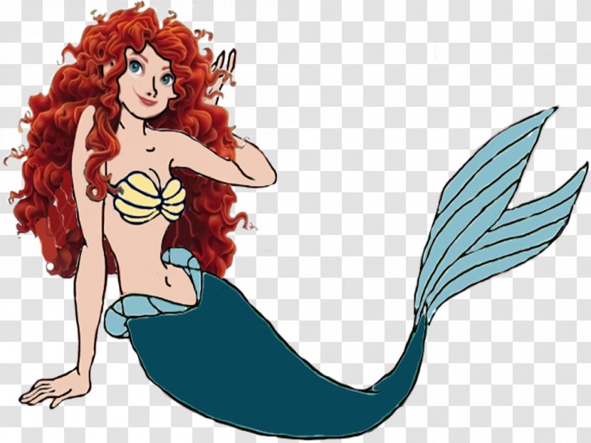Merida Daphne Blake Meg Griffin Mermaid Character - Watercolor Transparent PNG
