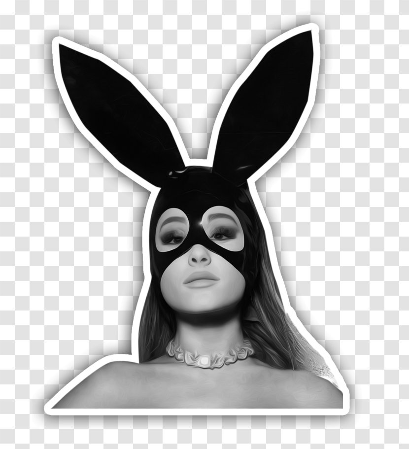 Dangerous Woman Tour Black And White Side To Photography - Snout - Ariana Grande Transparent PNG