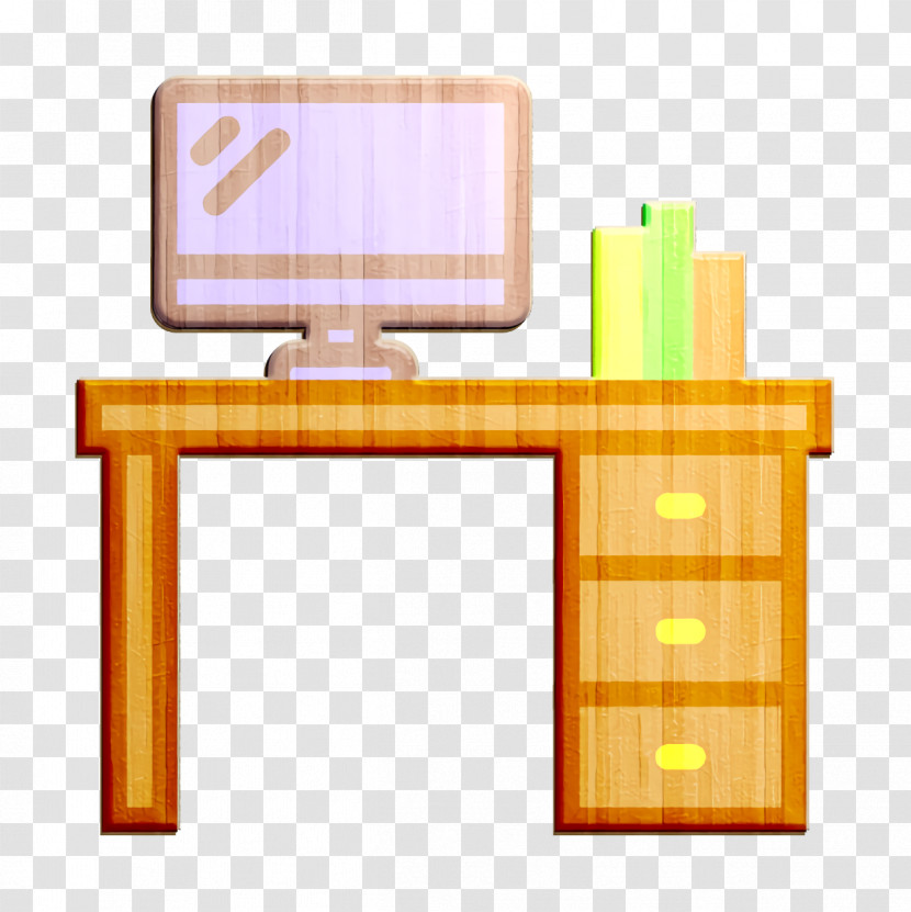 Desk Icon Office Elements Icon Transparent PNG