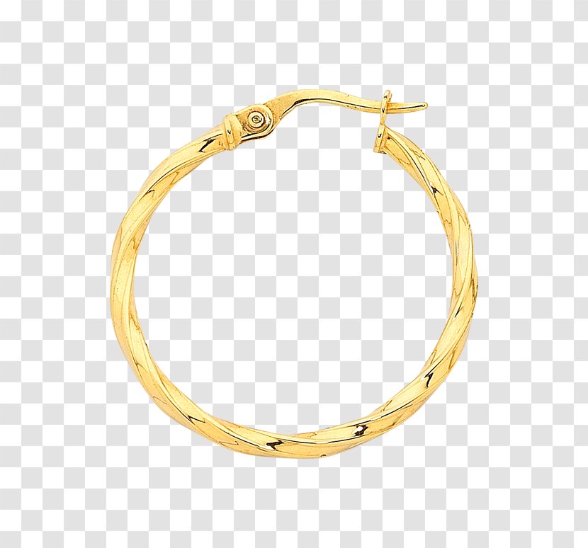 Bangle Bracelet Body Jewellery - Yellow - Gold Earrings Transparent PNG