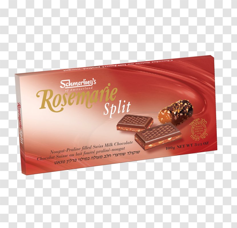 Praline Milk Chocolate Bar Swiss Cuisine - Confectionery Transparent PNG