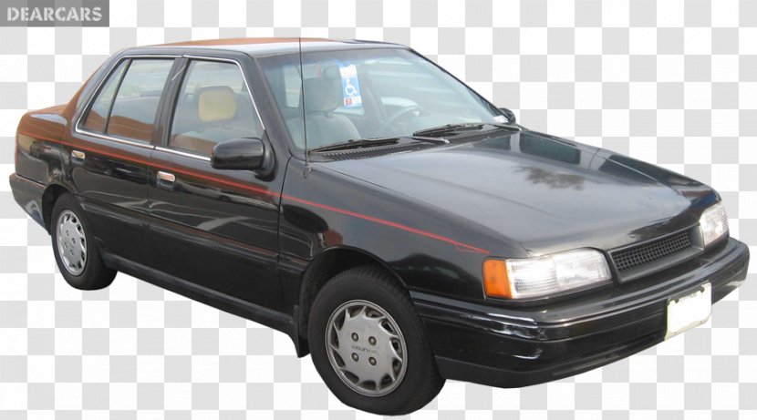 1993 Hyundai Excel Accent Pony Car - Elantra Transparent PNG