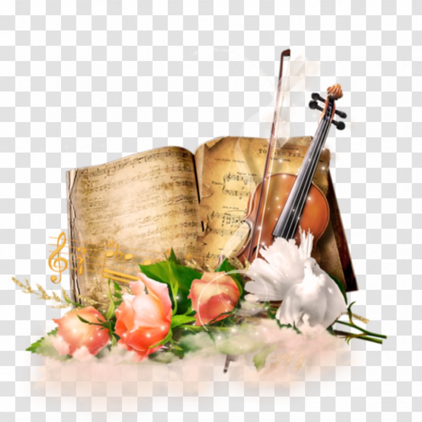 Musical Note - Flower - Romantic Transparent PNG
