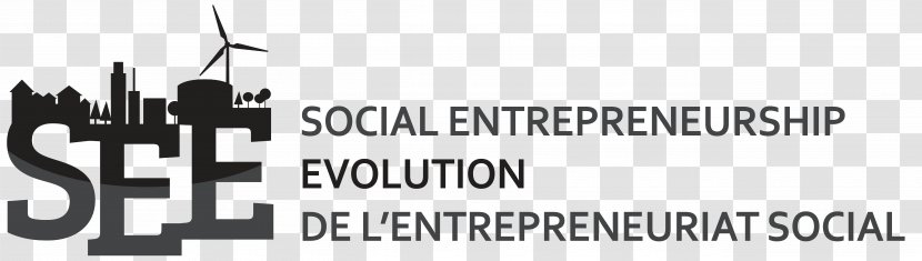 Logo Social Entrepreneurship Enterprise Business - Black And White Transparent PNG