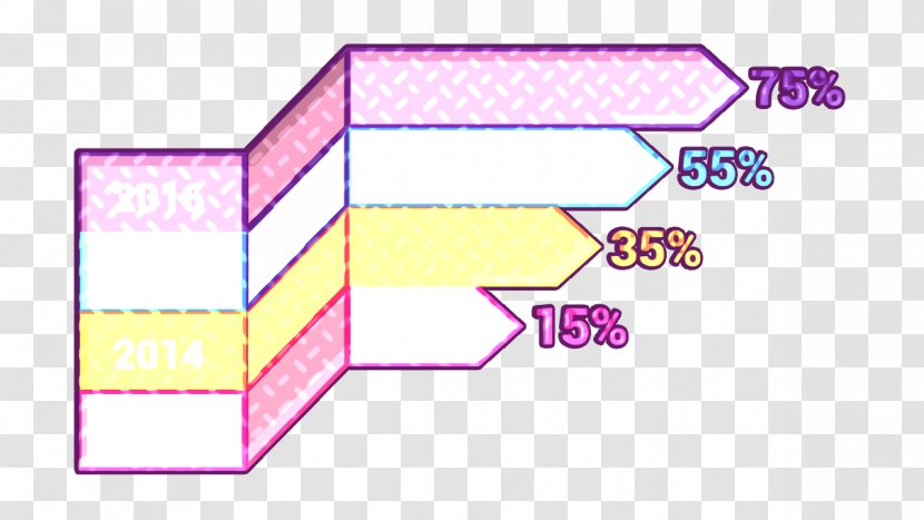 Analystic Icon Chart Pie - Symmetry Magenta Transparent PNG