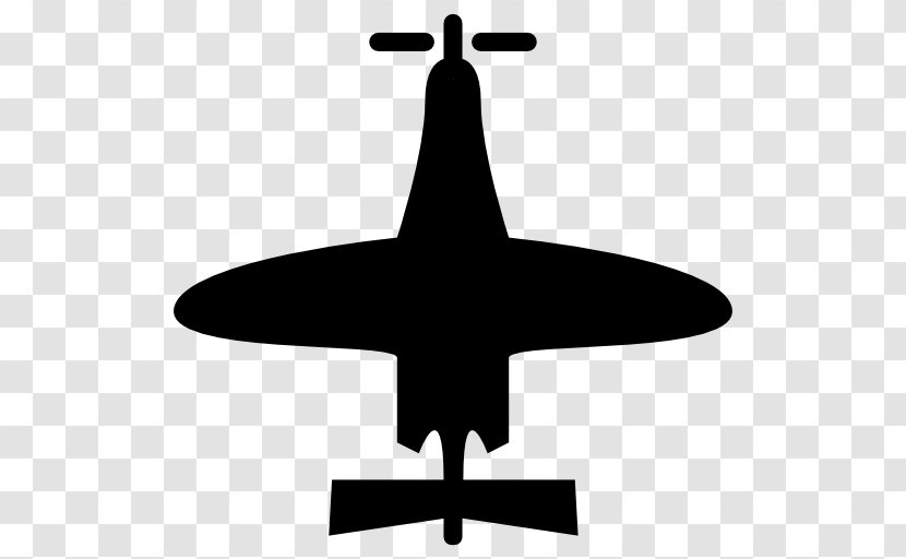 Airplane Download Clip Art - Black And White Transparent PNG