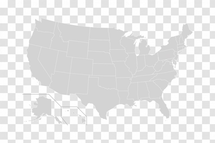 United States Vector Graphics Map Illustration - Royaltyfree Transparent PNG