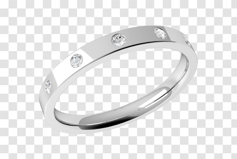 Wedding Ring Platinum Diamond Brilliant Transparent PNG
