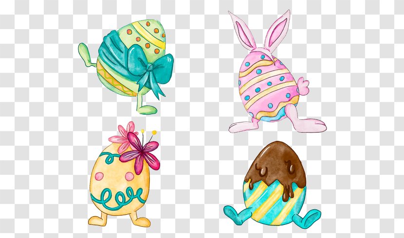 Easter Bunny Egg Chicken - Cartoon - Lucky Day Collection Transparent PNG