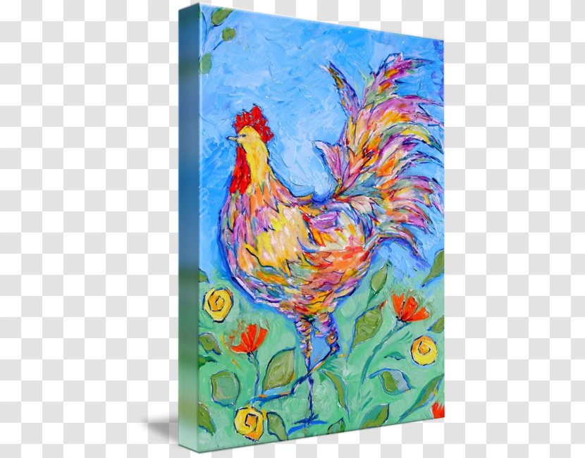 Rooster Chicken Painting Pop Art - Fine Transparent PNG