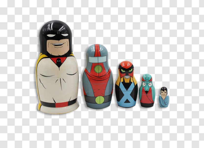 Space Ghost Meatwad Master Shake Matryoshka Doll Adult Swim Transparent PNG