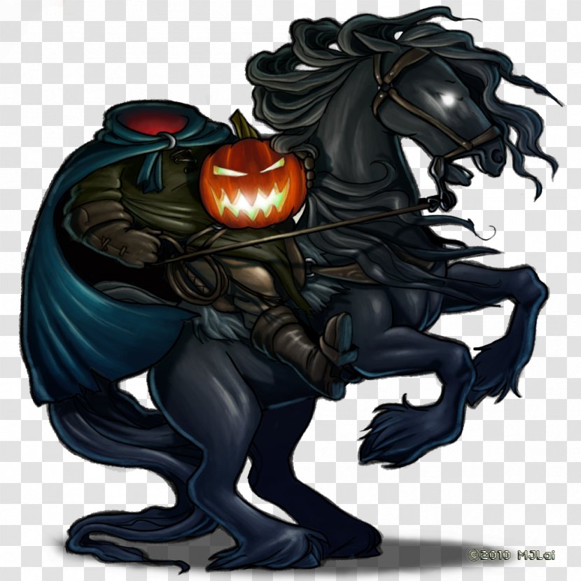 Headless Horseman Clip Art - Mythical Creature - Transparent Image Transparent PNG