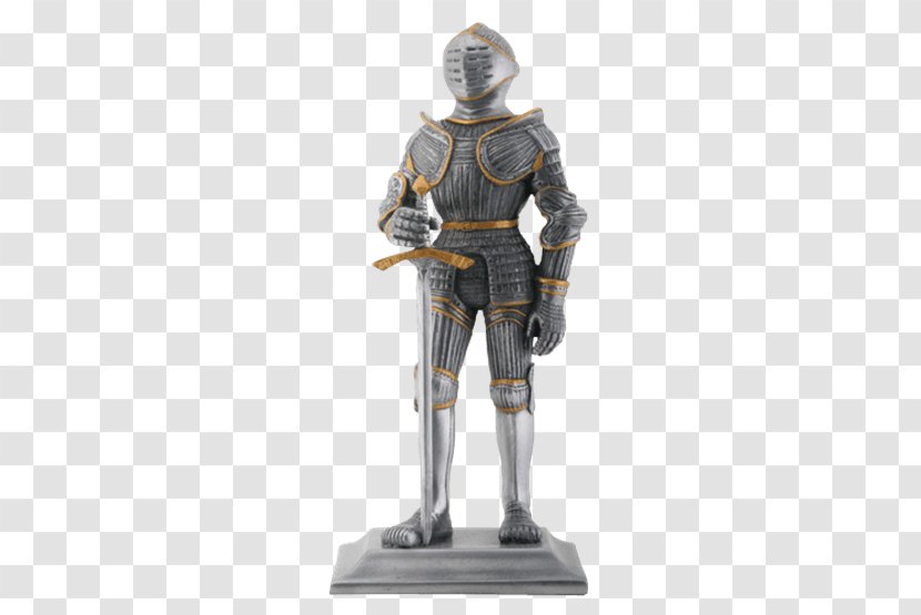 Middle Ages Knight Statue Figurine Sculpture - Armour Transparent PNG